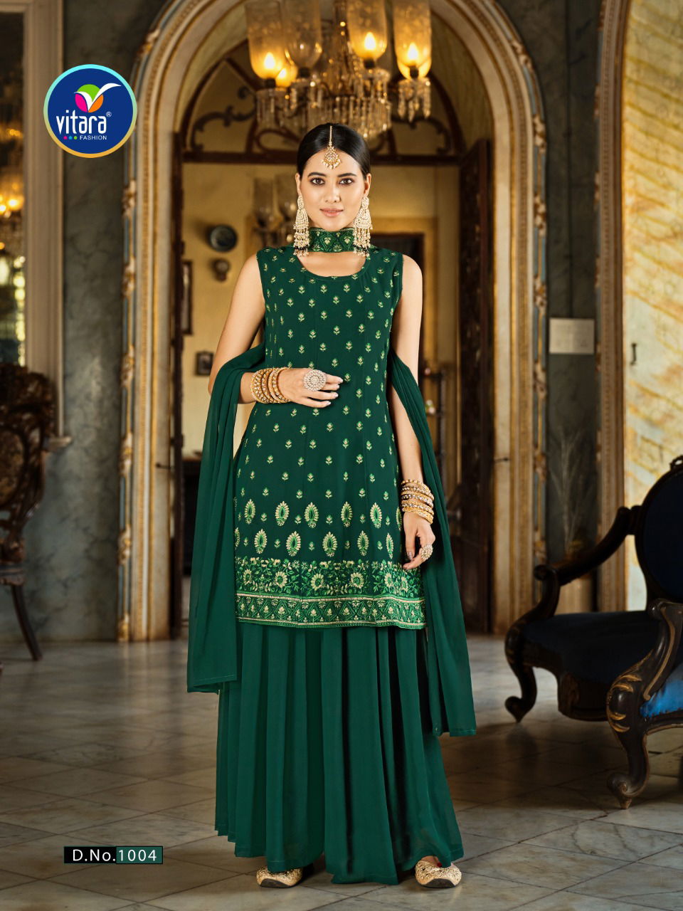 Vitara Lenora New Latest Fancy Festive Wear Heavy Georgette Ready Made Collection